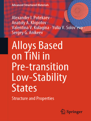 cover image of Alloys Based on TiNi in Pre-transition Low-Stability States